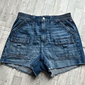 American Eagle Outfitters Dark Blue Jean Shorts